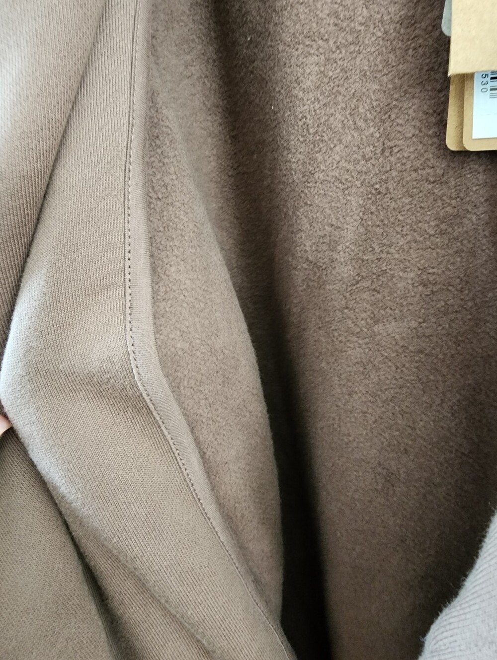 SKIMS Boyfriend Fleece Trench Coat in Umber - Picture 6 of 6
